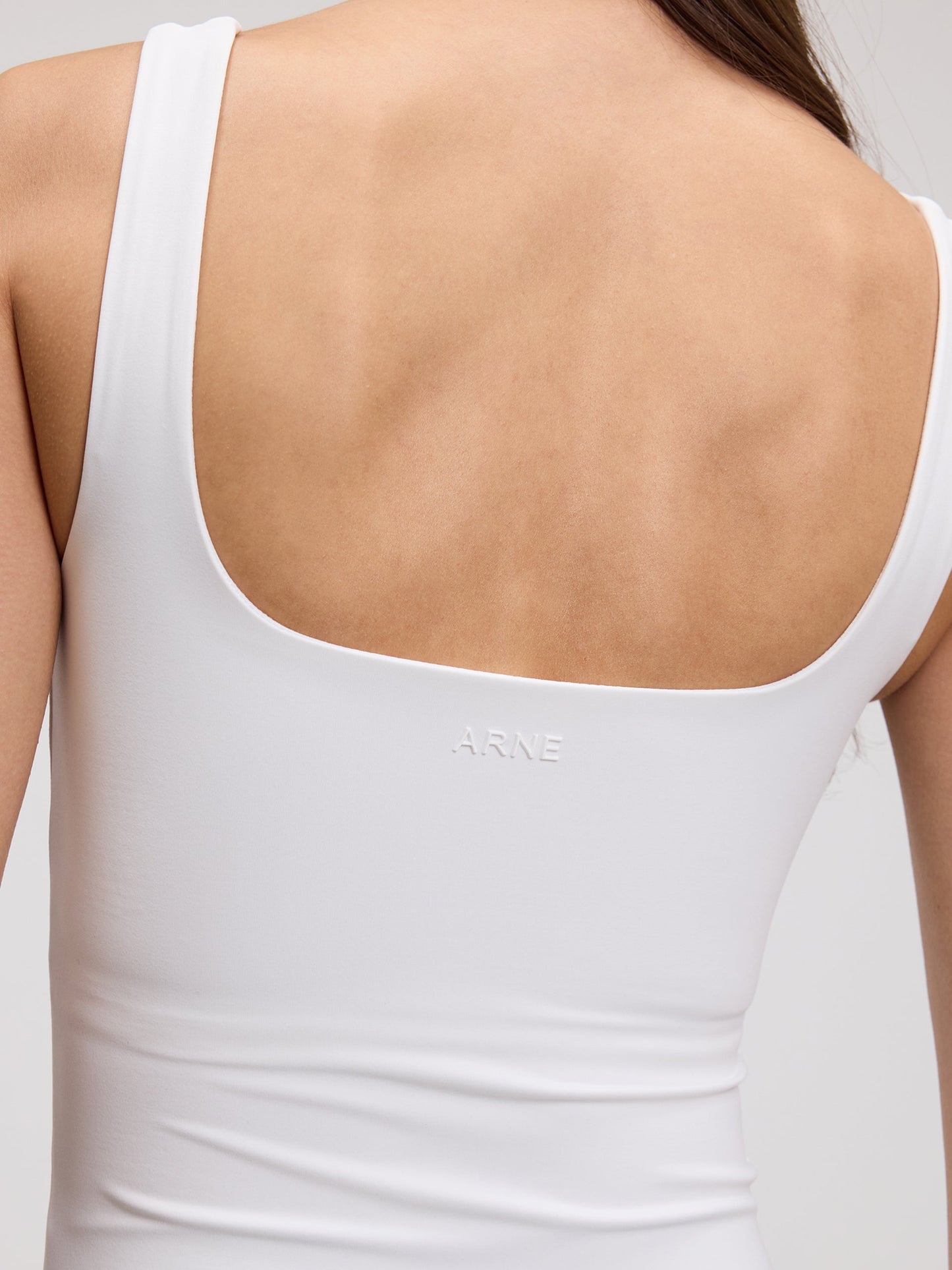 Womens Active Square Neck Vest in White