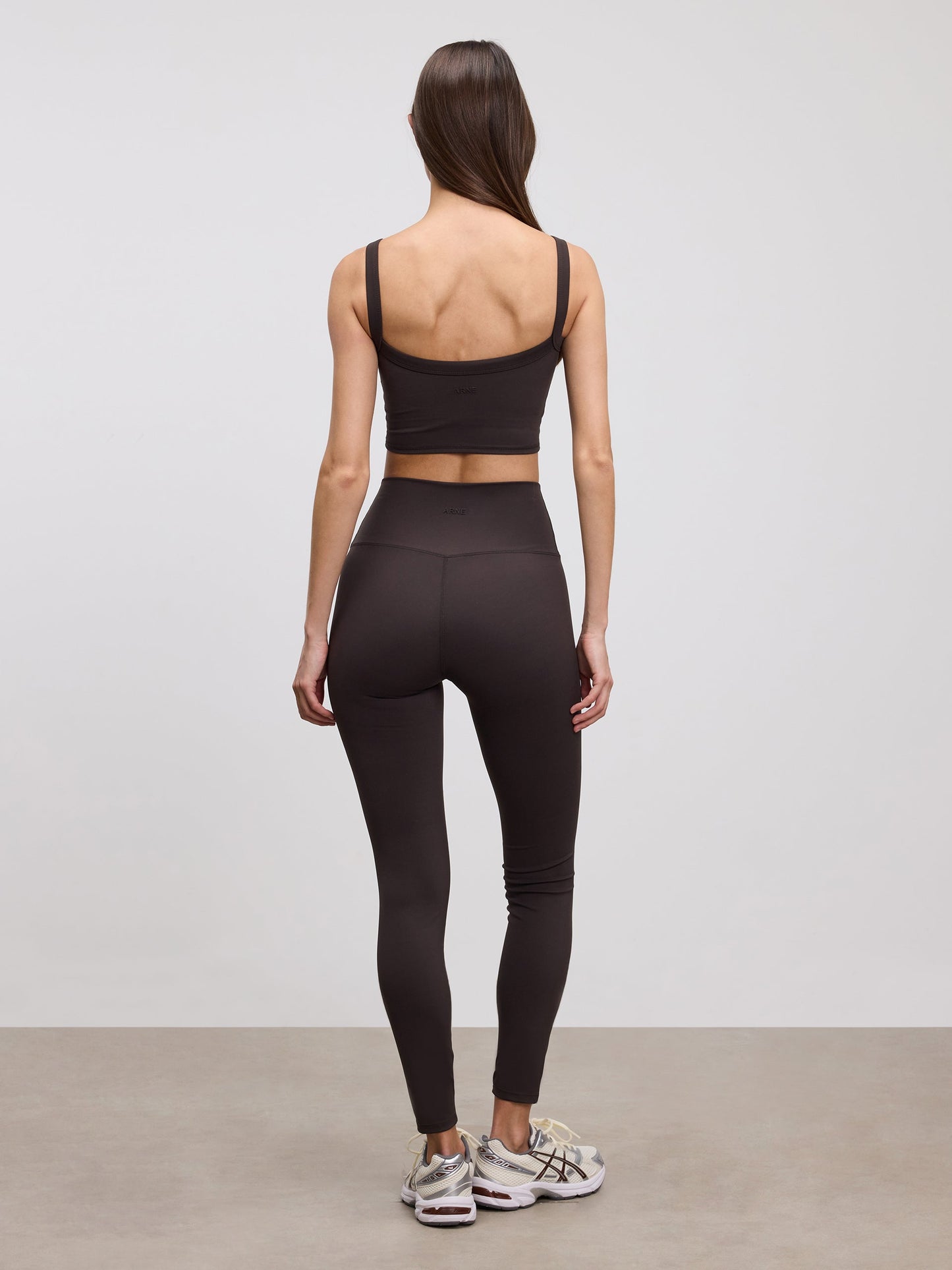 Womens Active Sports Bra in Brown