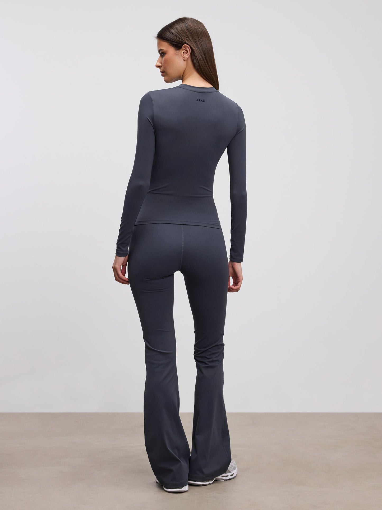 Womens Active Long Sleeve T-Shirt in Slate Blue
