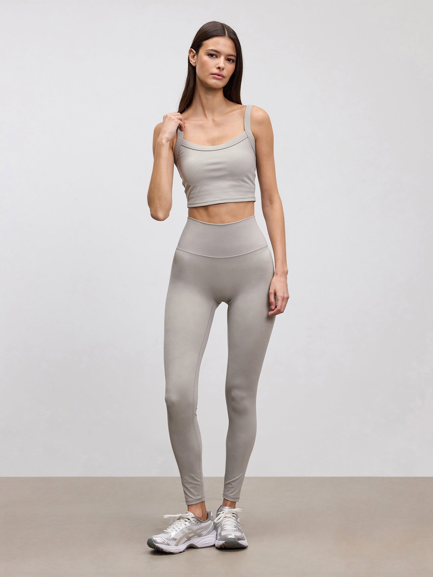 Womens Active Legging in Stone