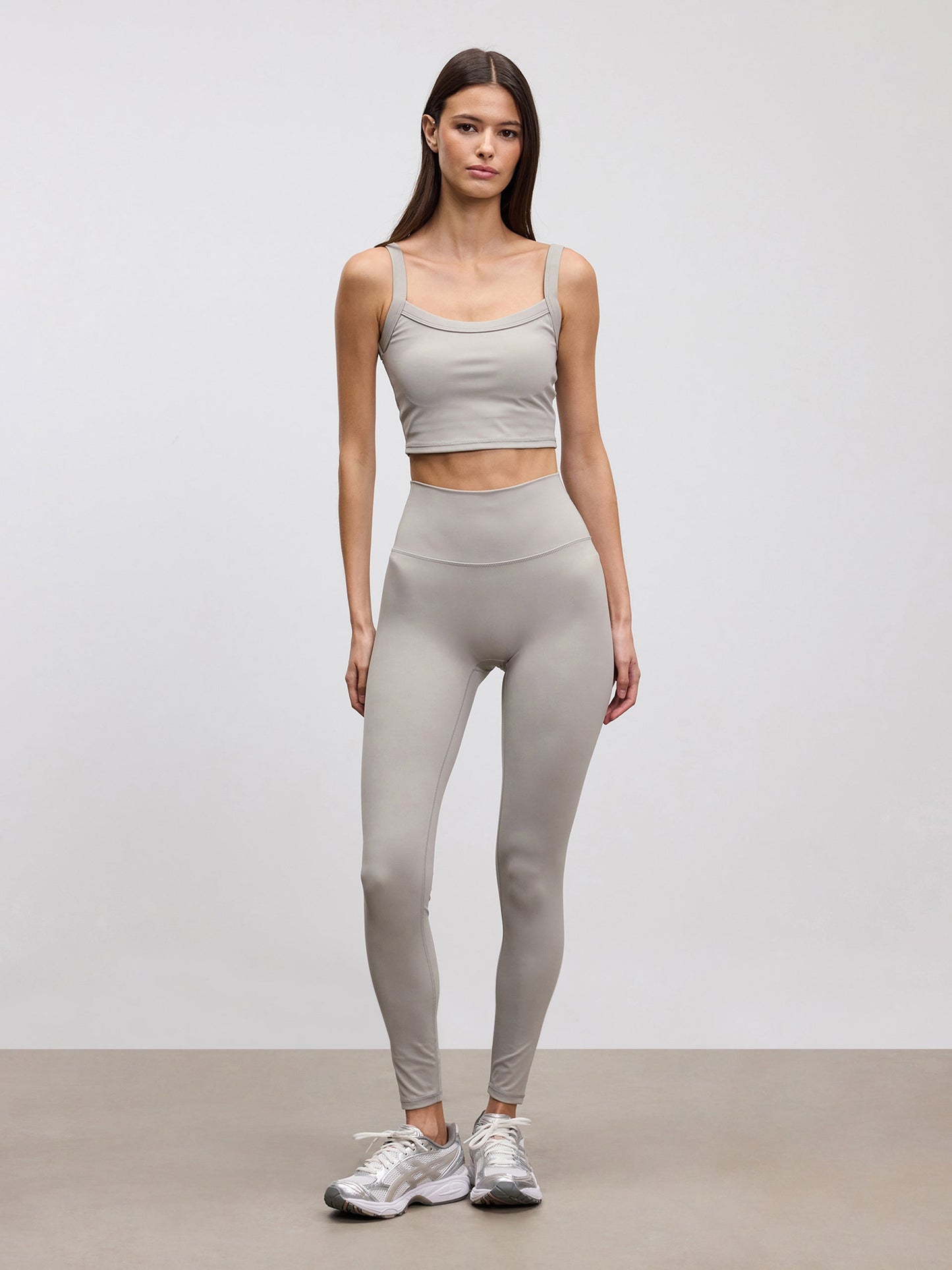 Womens Active Legging in Stone