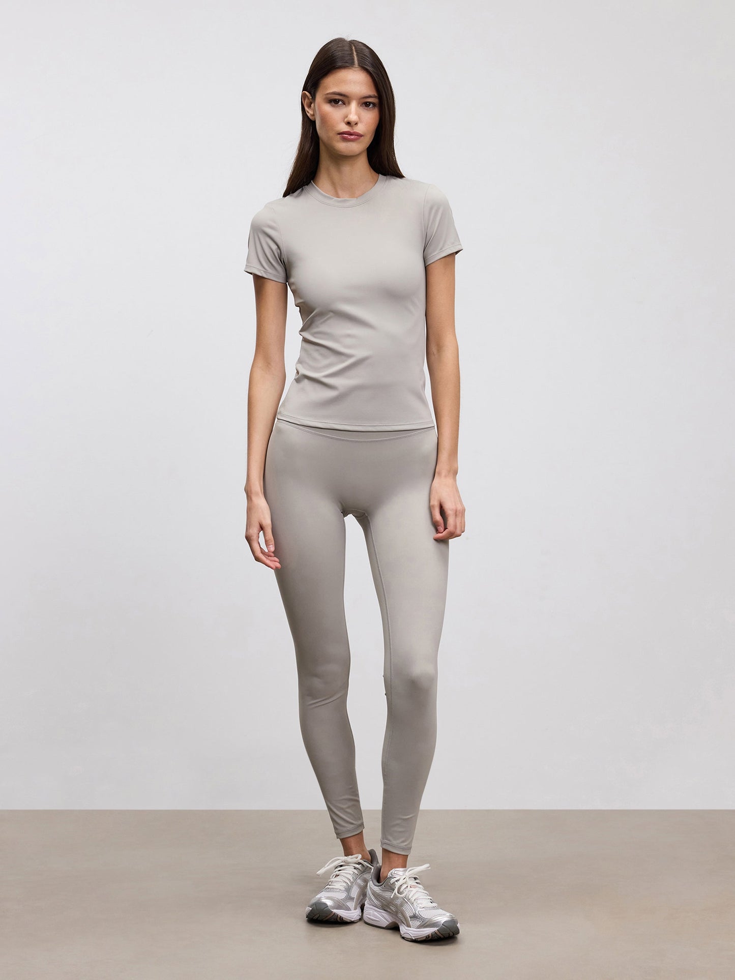 Womens Active Legging in Stone