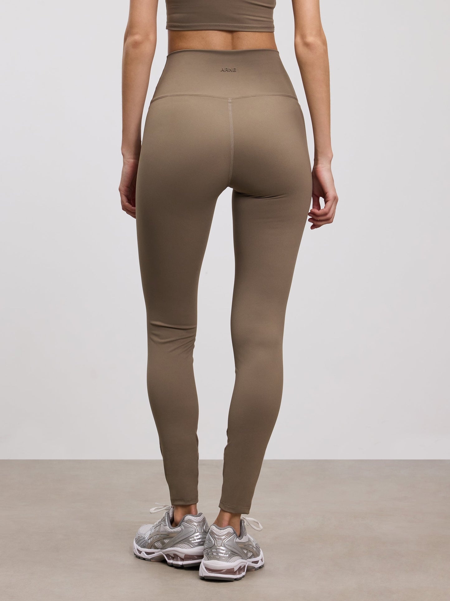 Womens Active Legging in Taupe