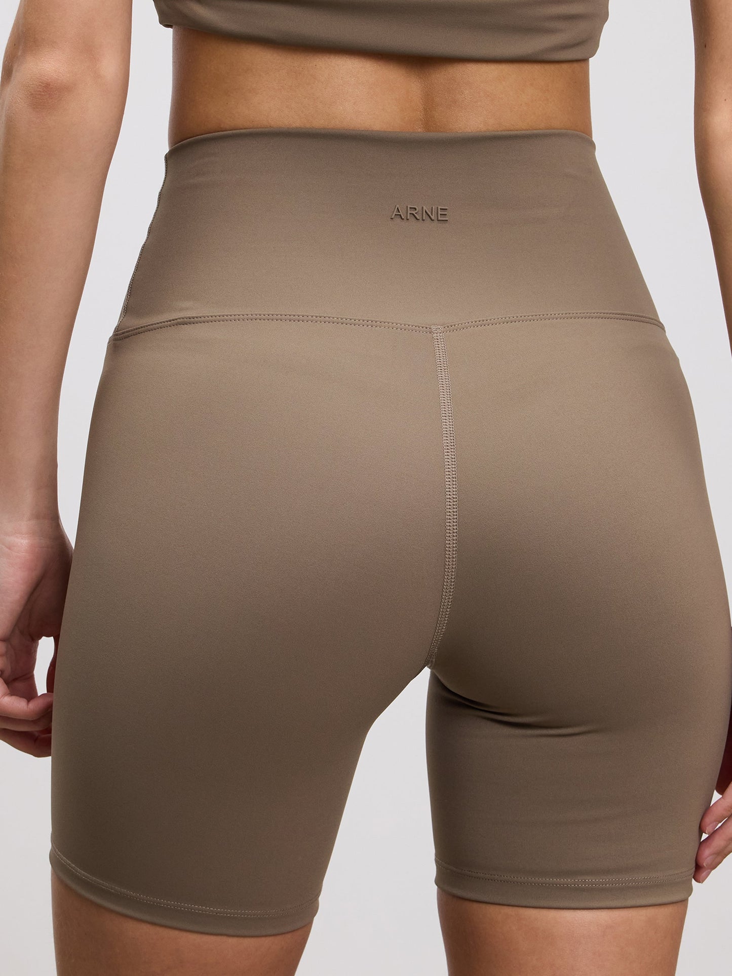 Womens Active Short in Taupe