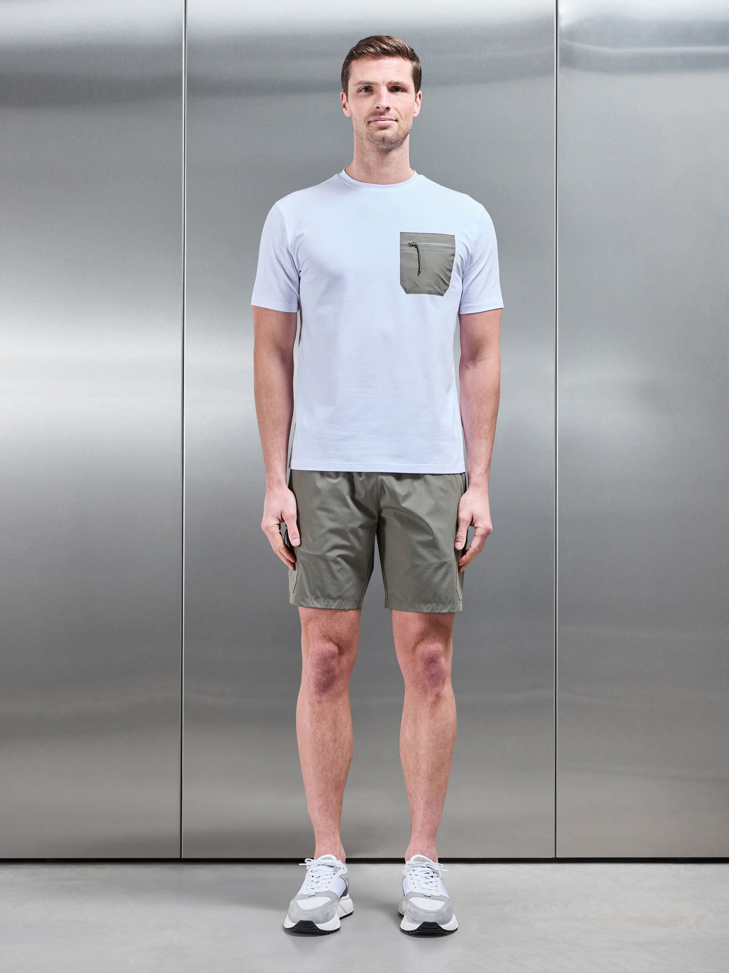 Active Cargo Short in Olive
