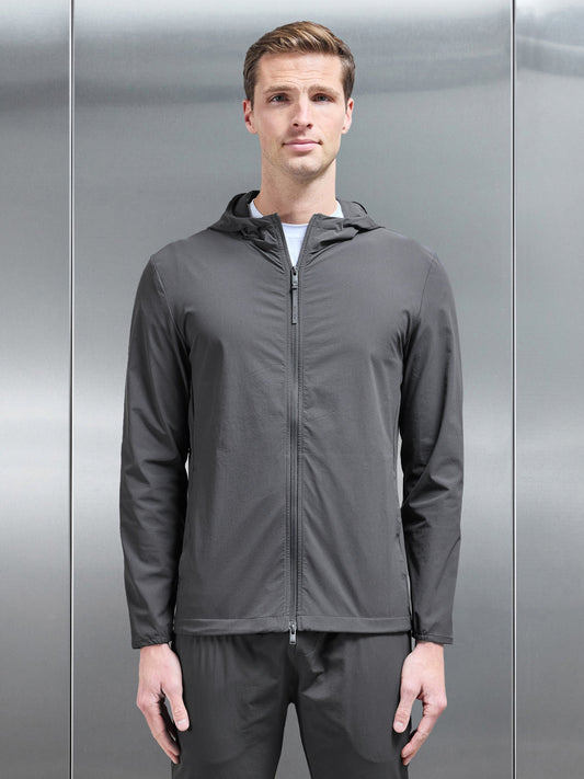 Active Technical Windbreaker in Grey