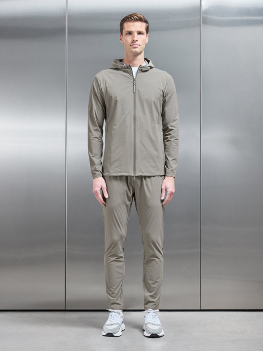 Active Technical Windbreaker in Olive