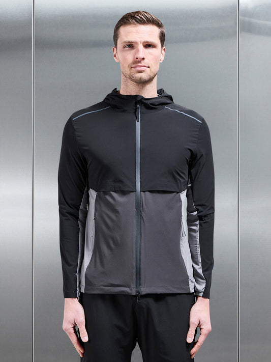 Lightweight Performance Windbreaker in Black