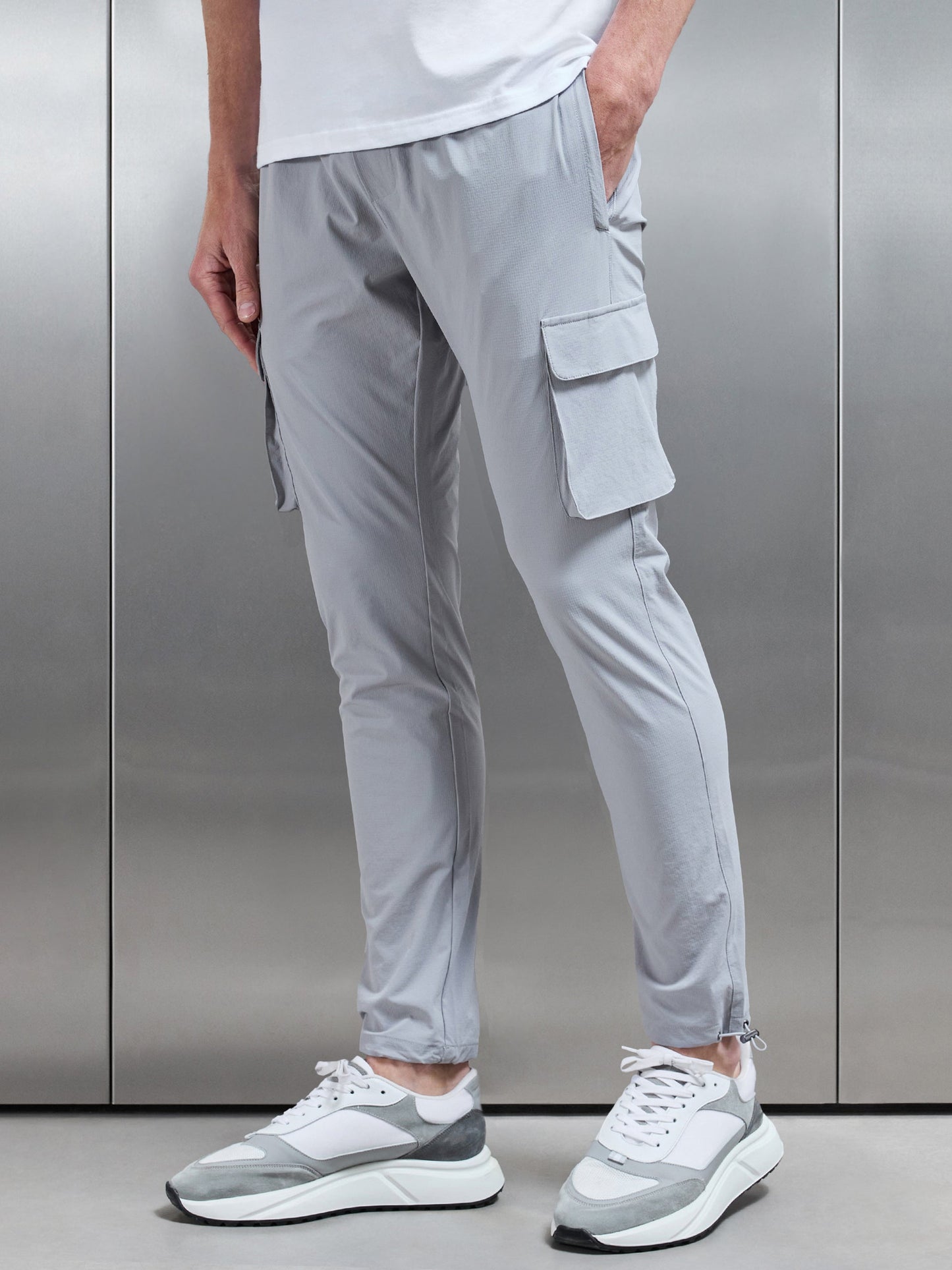 Utility Cargo Pant in Mid Grey
