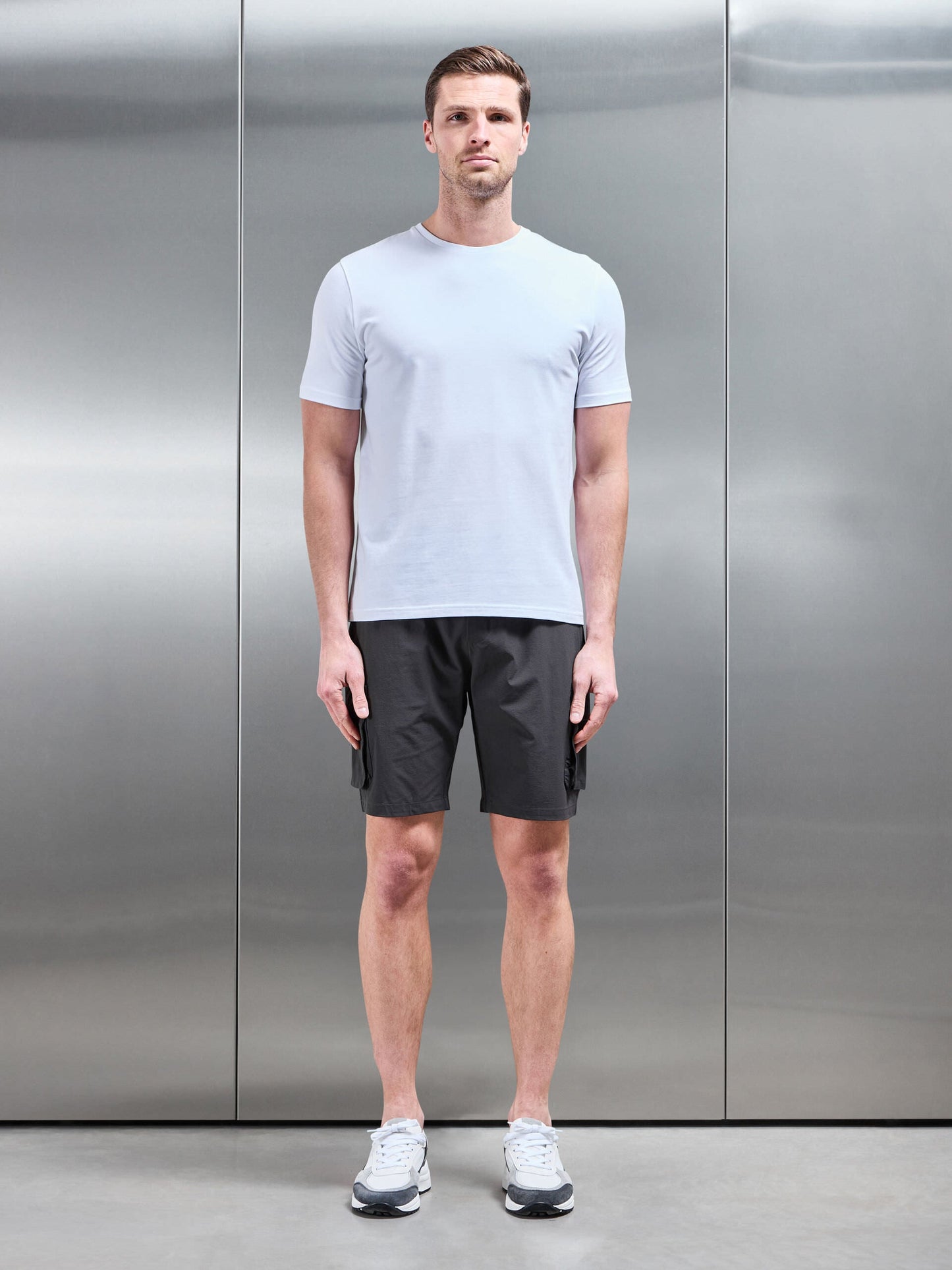 Utility Cargo Short in Grey